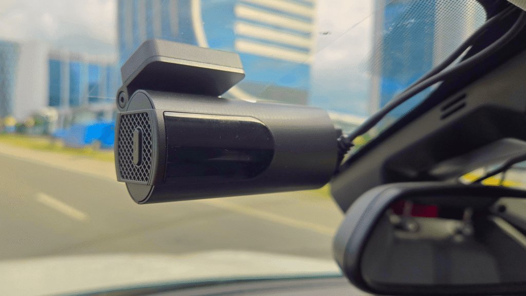Imagen dashcam GKU 600 Pro una vez montada