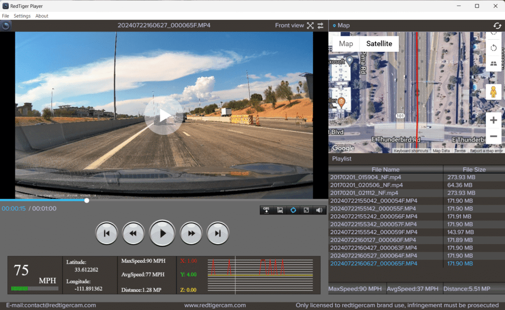Aplicativo RedTiger Player